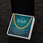 To My Dad | I Love You - Cuban Link Chain