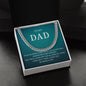 To My Dad | I Love You - Cuban Link Chain